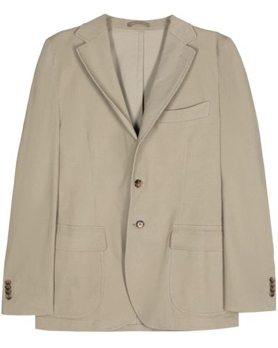 MAN ON THE BOON. Single-breasted Blazer - Natural