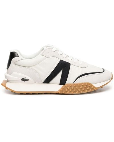 Lacoste L-spin Deluxe Leather Sneakers - Natural