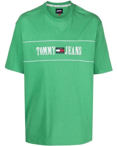 Tommy Hilfiger ロゴ Tシャツ - グリーン
