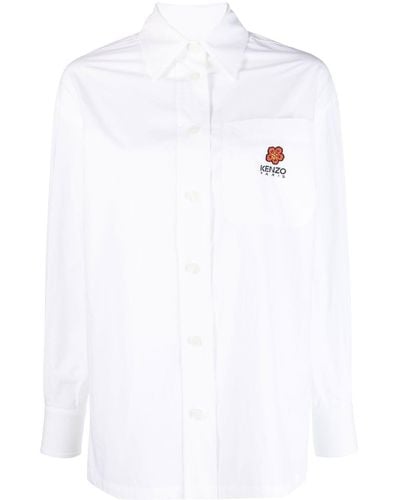KENZO T-shirt Boke à fleurs - Blanc
