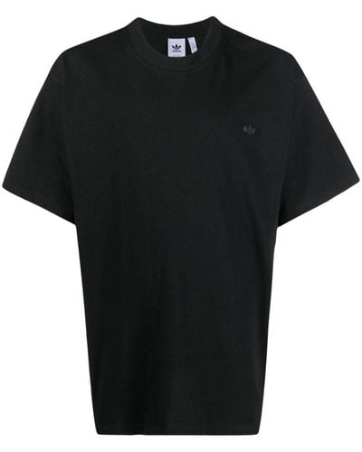 adidas オーガニックコットン Tシャツ - ブラック