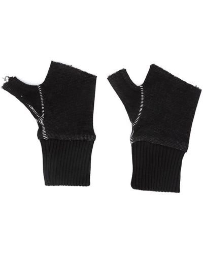 Thom Krom 44 Fingerless Gloves - Black