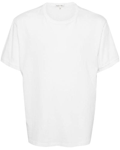 Alex Mill T-shirt Slub à col rond - Blanc