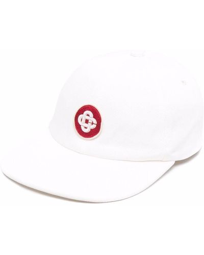 Casablancabrand Logo-patch Cotton Baseball Cap - White