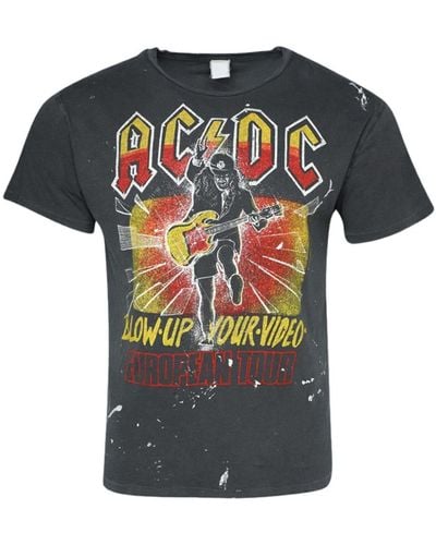MadeWorn AC/DC European Tour T-Shirt - Grau