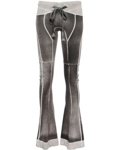 KNWLS Raze Paneled Flared leggings - Gray