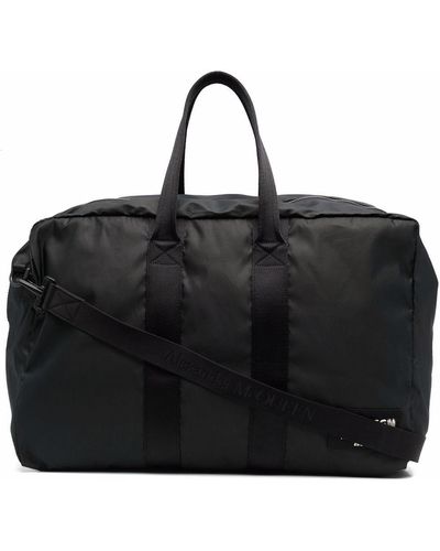 Alexander McQueen Grand sac fourre-tout à patch logo - Noir