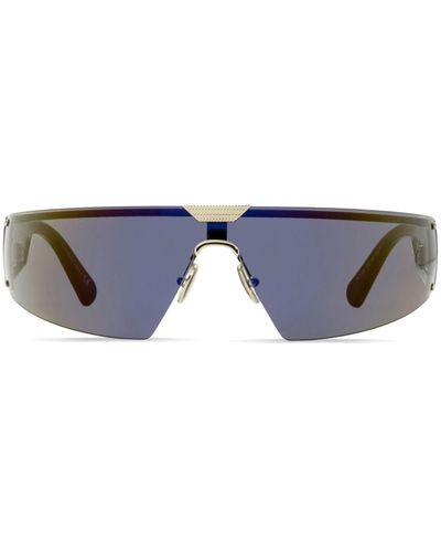 Roberto Cavalli RC1120 Sonnenbrille mit Oversized-Gestell - Blau