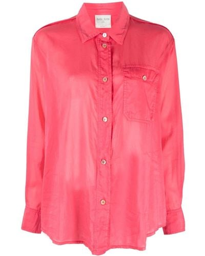 Forte Forte Button-down Long-sleeve Shirt - Pink