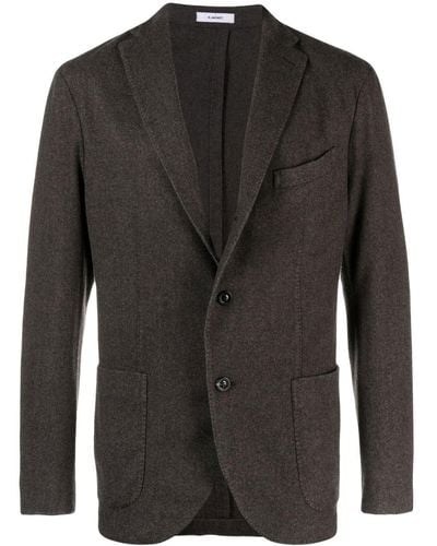 Boglioli Wool Tailored Blazer - Black