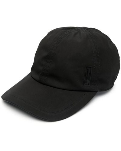 Giorgio Armani Logo-patch Baseball Cap - Black