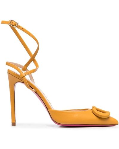 Yellow Dee Ocleppo Heels for Women | Lyst