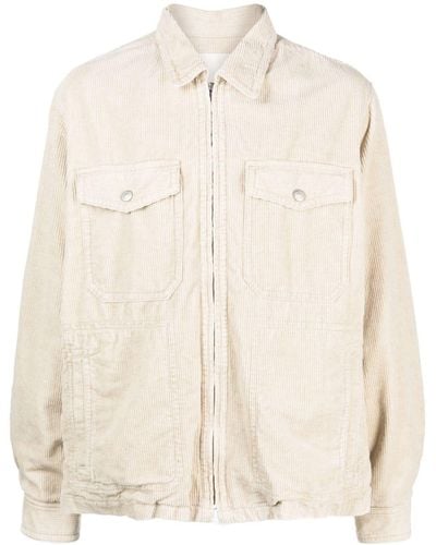 Isabel Marant Corduroy Cotton Shirt Jacket - Natural