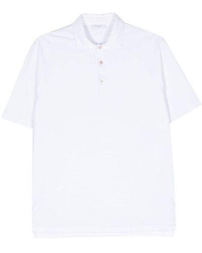 Boglioli Kurzärmeliges Poloshirt - Weiß