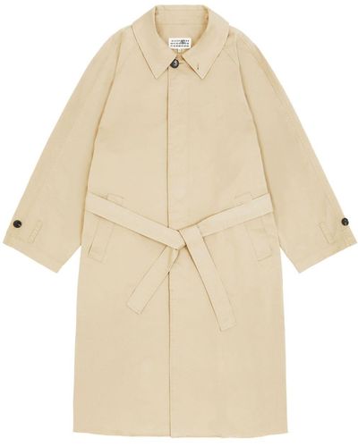 MM6 by Maison Martin Margiela Ungesäumter Trenchcoat - Natur