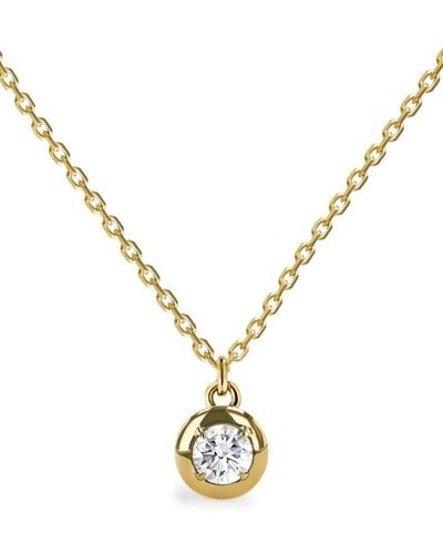 Pragnell 18kt Yellow Gold Skimming Diamond Necklace - Metallic