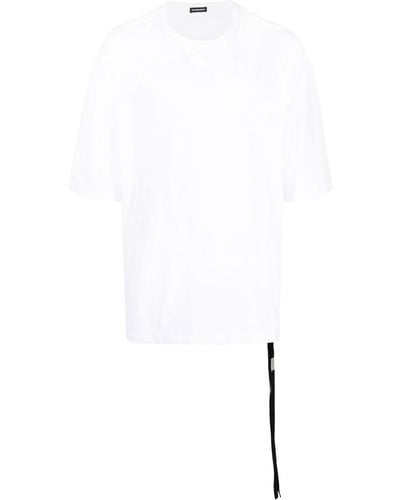 Ann Demeulemeester Distressed-effect Oversize T-shirt - White