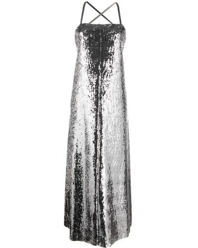 Junya Watanabe Metallic-effect Sequinned Maxi Dress