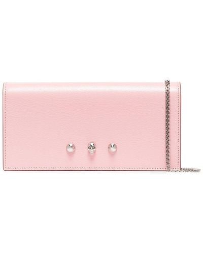 Alexander McQueen Mini-Tasche mit Nieten - Pink