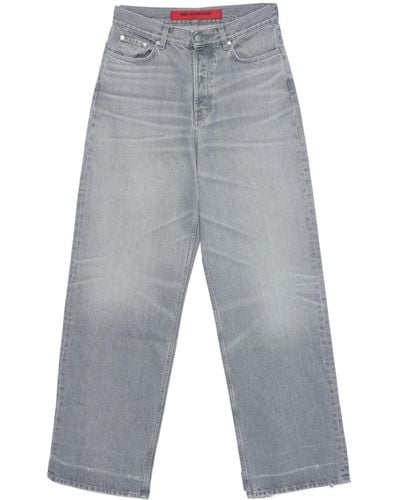 032c Attrition Distressed-effect Jeans - Gray