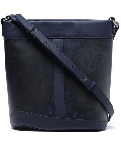 Adererror Kiez Leather Shoulder Bag - Blue