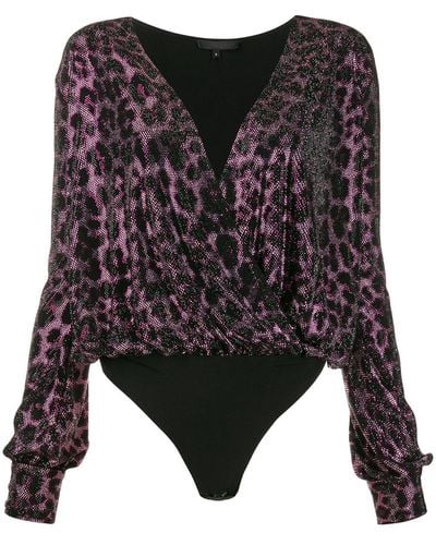 Philipp Plein Paradise Leopard Sequin Bodie - Pink