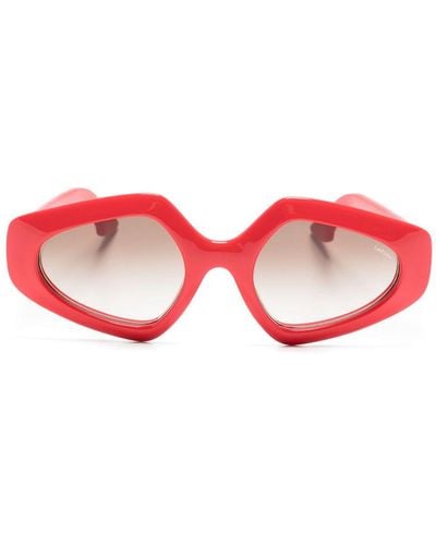 LAPIMA Antonia Oversize-frame Sunglasses - Red