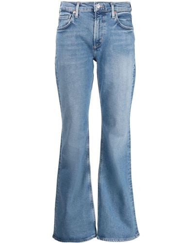 Citizens of Humanity Isola Mid-rise Flared Jeans - Blue