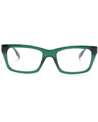 Karl Lagerfeld Eckige Brille mit Logo - Grün