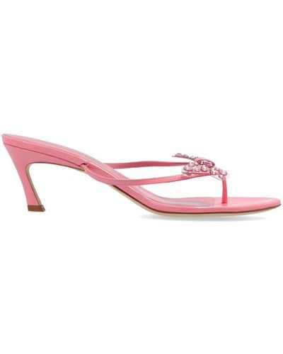 Blumarine Sandalen mit Schmetterling 70mm - Pink
