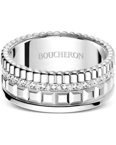 Boucheron Quatre Radiant ダイヤモンド リング 18kホワイトゴールド