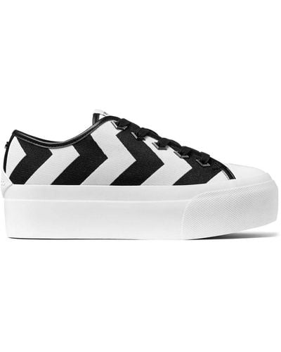 Jimmy Choo Palma Maxi Sneakers mit geometrischem Print - Weiß