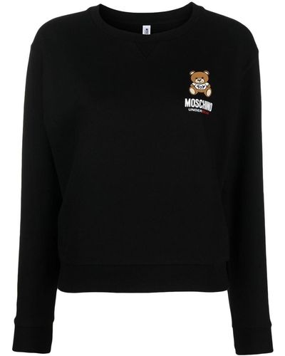 Moschino Sweat à imprimé Teddy Bear - Noir