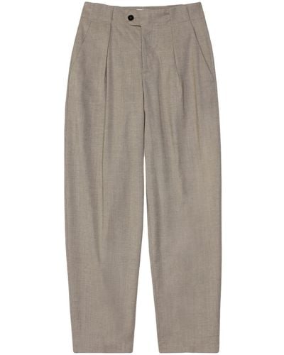Closed Mawson Mid-waist Straight Trousers - Grey