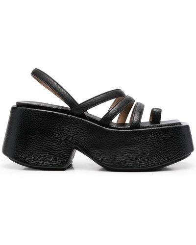 Marsèll Slingback Chunky Platform Sandals - Black