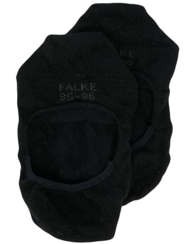 FALKE シームレス 靴下 - ブラック