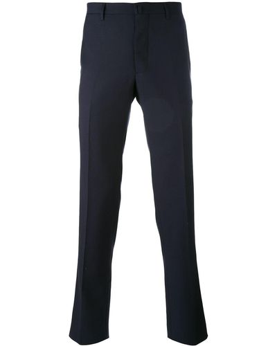 Aiezen Straight-leg Tailored Trousers - Blue