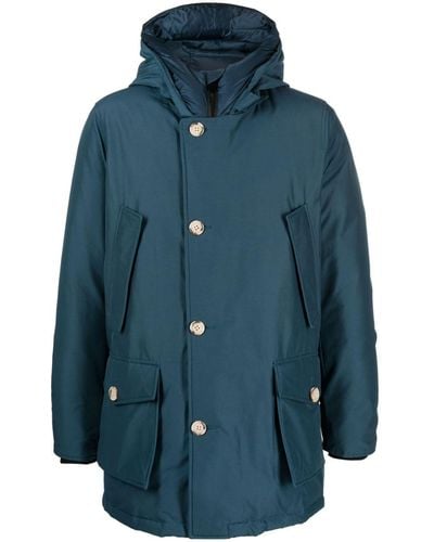 Woolrich Arctic Hooded Feather-down Parka - Blue