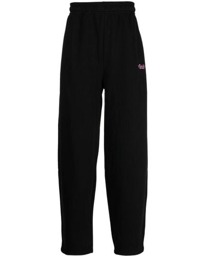 GmbH Ahmed Logo-embroidered Track Trousers - Black