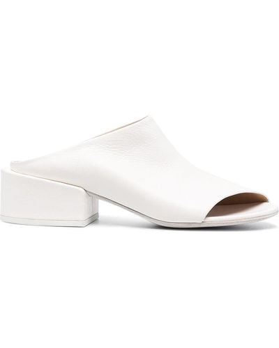 Marsèll Asymmetric Mid-heel Sandals - White