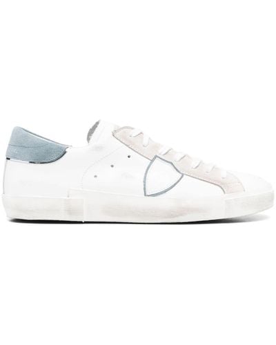 Philippe Model Prsx Mixage Pop Logo-patch Sneakers - White