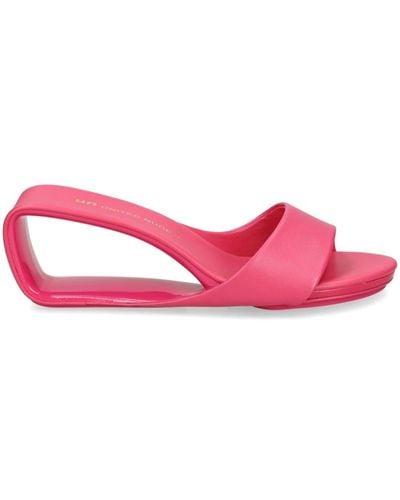 United Nude Mobius 65mm Faux-leather Mules - Pink