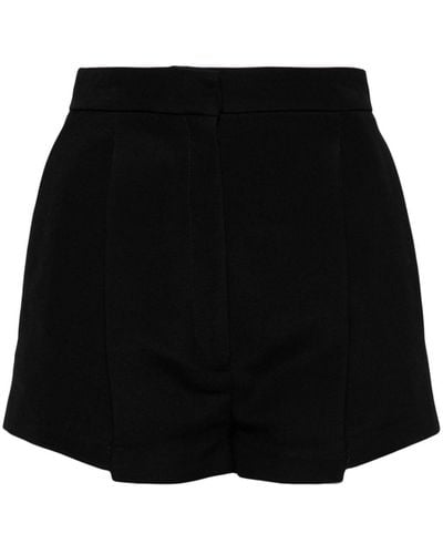 Khaite Shorts Met Geplooid Detail - Zwart