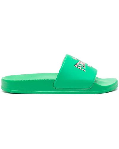 Chiara Ferragni Slippers Met Logoprint - Groen