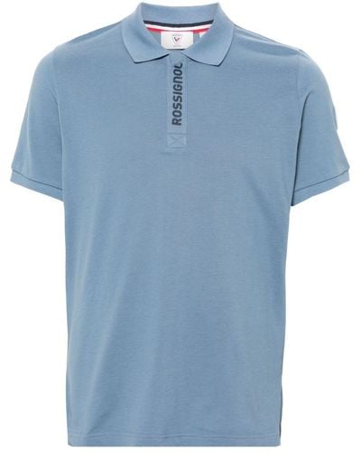 Rossignol Logo-tape Polo Shirt - Blue