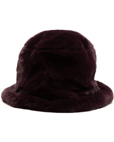 Jakke Faux-fur Bucket Hat - Black