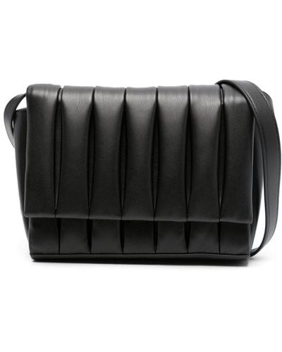 THEMOIRÈ Feronia Quilted Shoulder Bag - Black