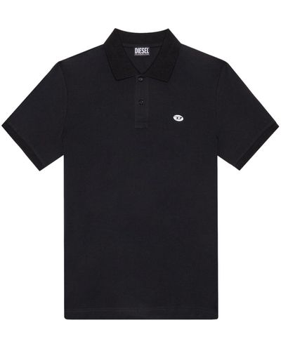 DIESEL T-smith-doval-pj Polo Shirt - Black
