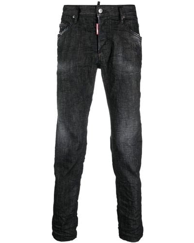 DSquared² Gerafelde Jeans - Zwart