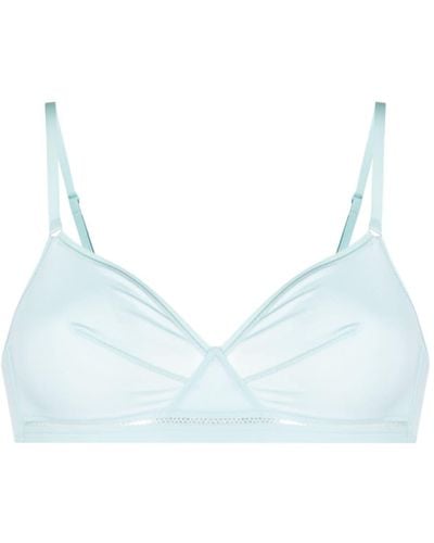 Eres Lydia Soyeuse Triangle-cup Bra - Blue